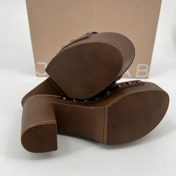 Just Fab Tan Studded Sandals | Size 6 - Perfect for Any Occasion - Picture 4 of 8